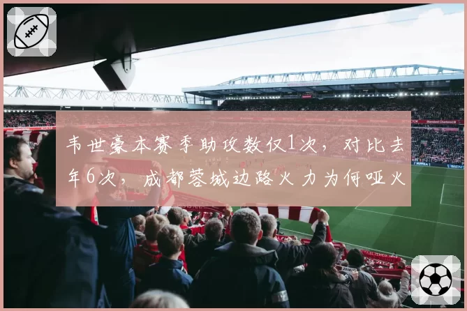 韦世豪本赛季助攻数仅1次，对比去年6次，成都蓉城边路火力为何哑火